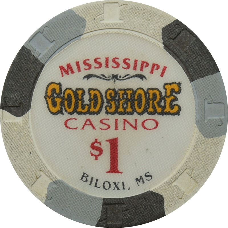 Gold Shore Casino Biloxi Mississippi $1 Chip