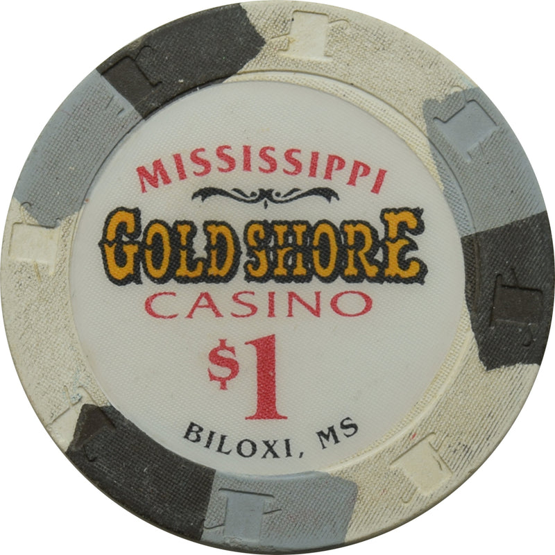 Gold Shore Casino Biloxi Mississippi $1 Chip