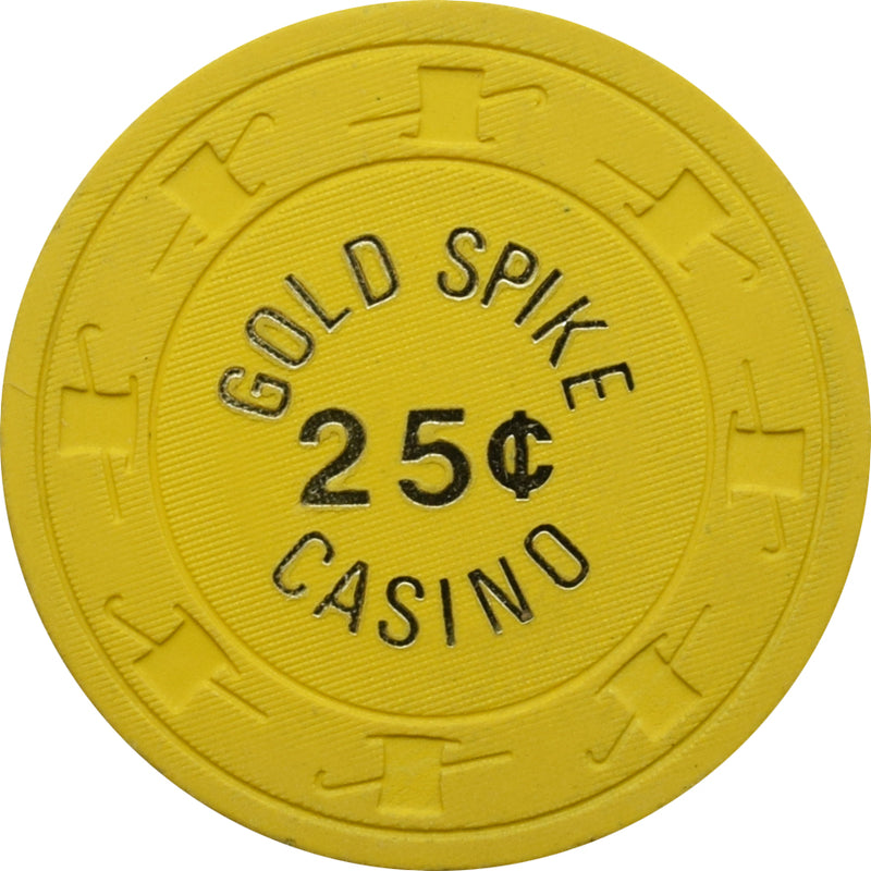 Gold Spike Casino Las Vegas Nevada 25 Cent Chip 1981