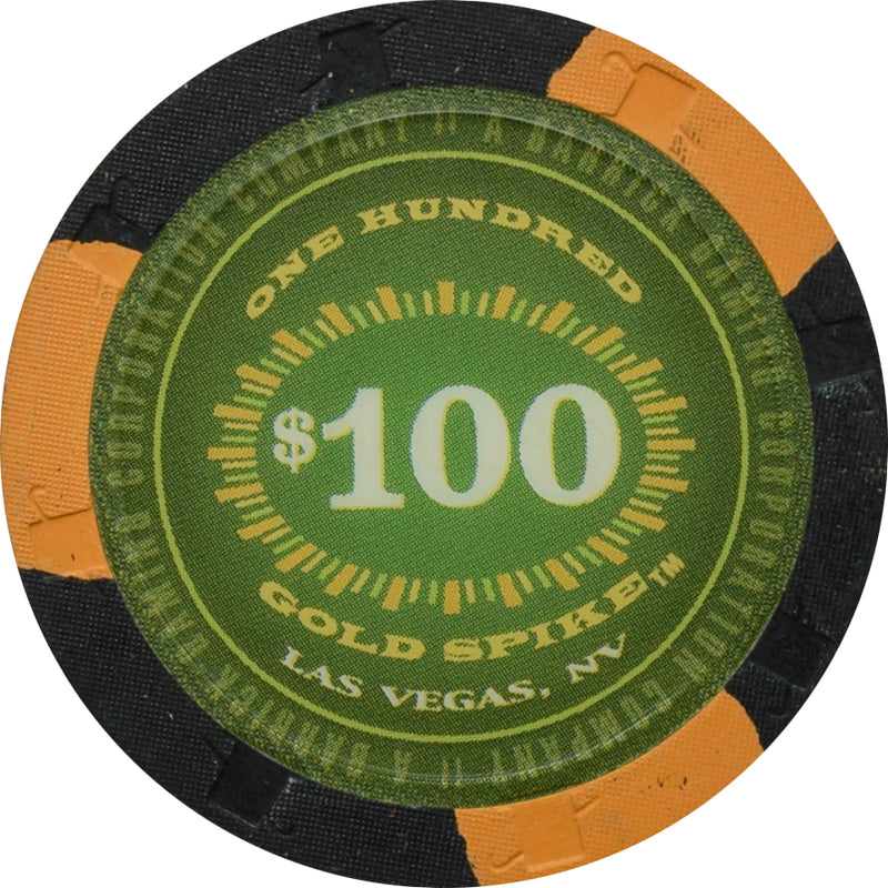 Gold Spike Casino Las Vegas Nevada $100 Chip 2004