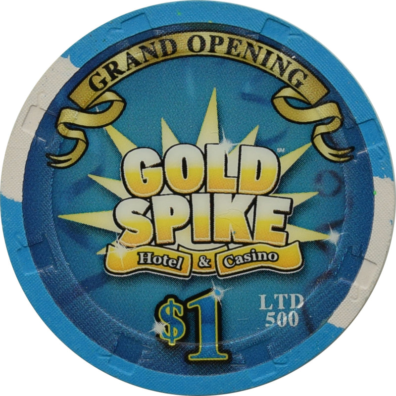 Gold Spike Casino Las Vegas Nevada $1 Grand Opening Chip 2009