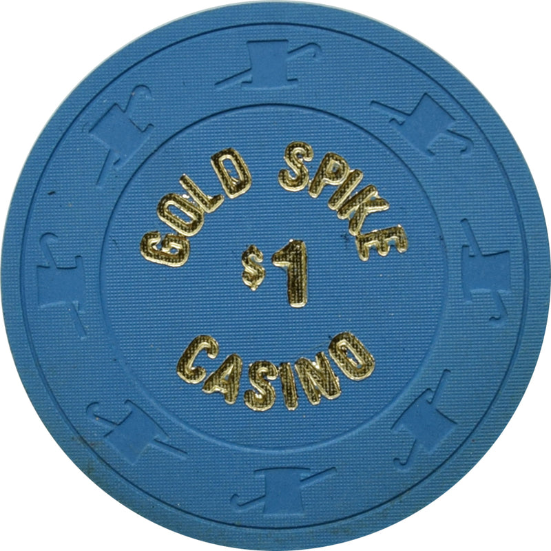 Gold Spike Casino Las Vegas Nevada $1 Chip 1981