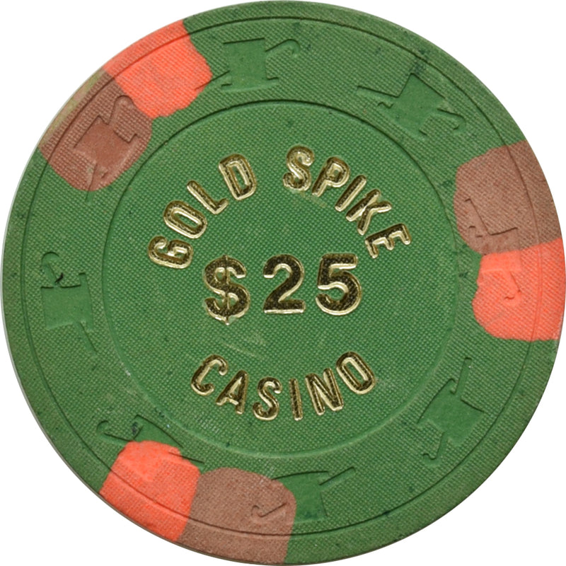 Gold Spike Casino Las Vegas Nevada $25 Chip 1981