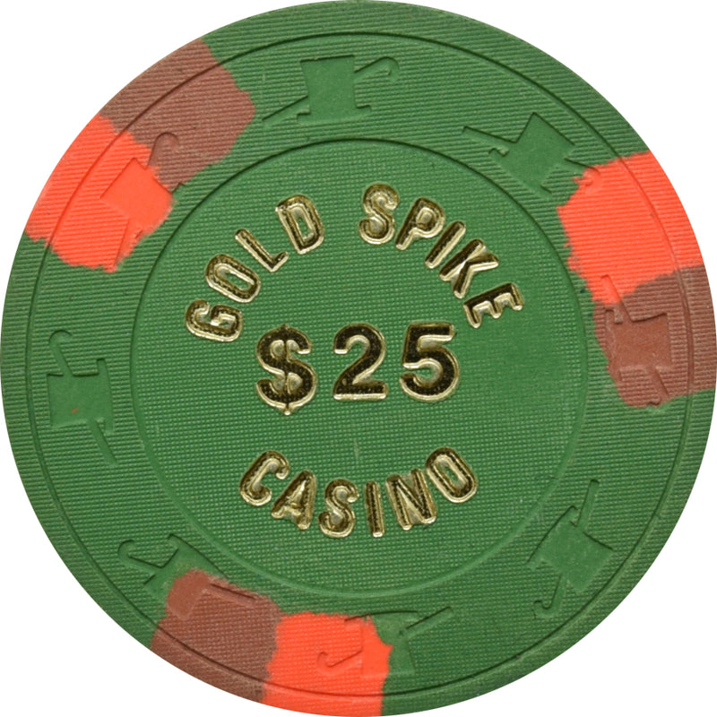 Gold Spike Casino Las Vegas Nevada $25 Chip 1981