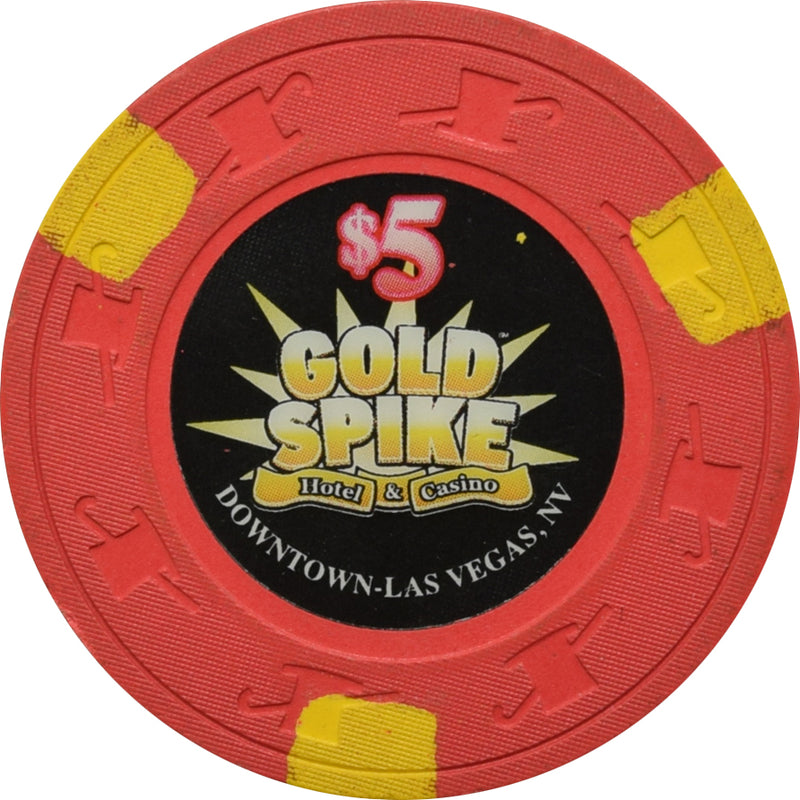 Gold Spike Casino Las Vegas Nevada $5 Chip 2009