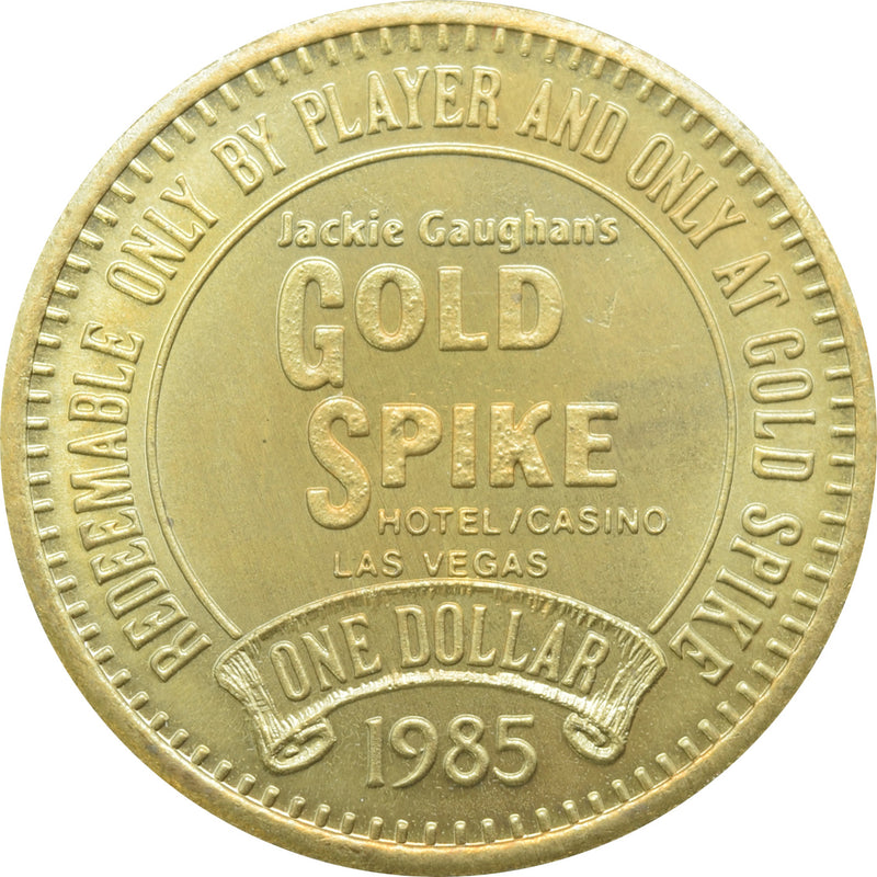 Gold Spike Casino Las Vegas NV $1 Token 1985