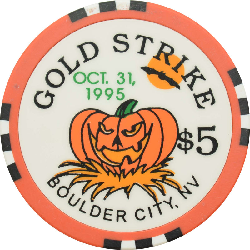 Gold Strike Inn Casino Boulder City Nevada $5 Halloween Chip 1995