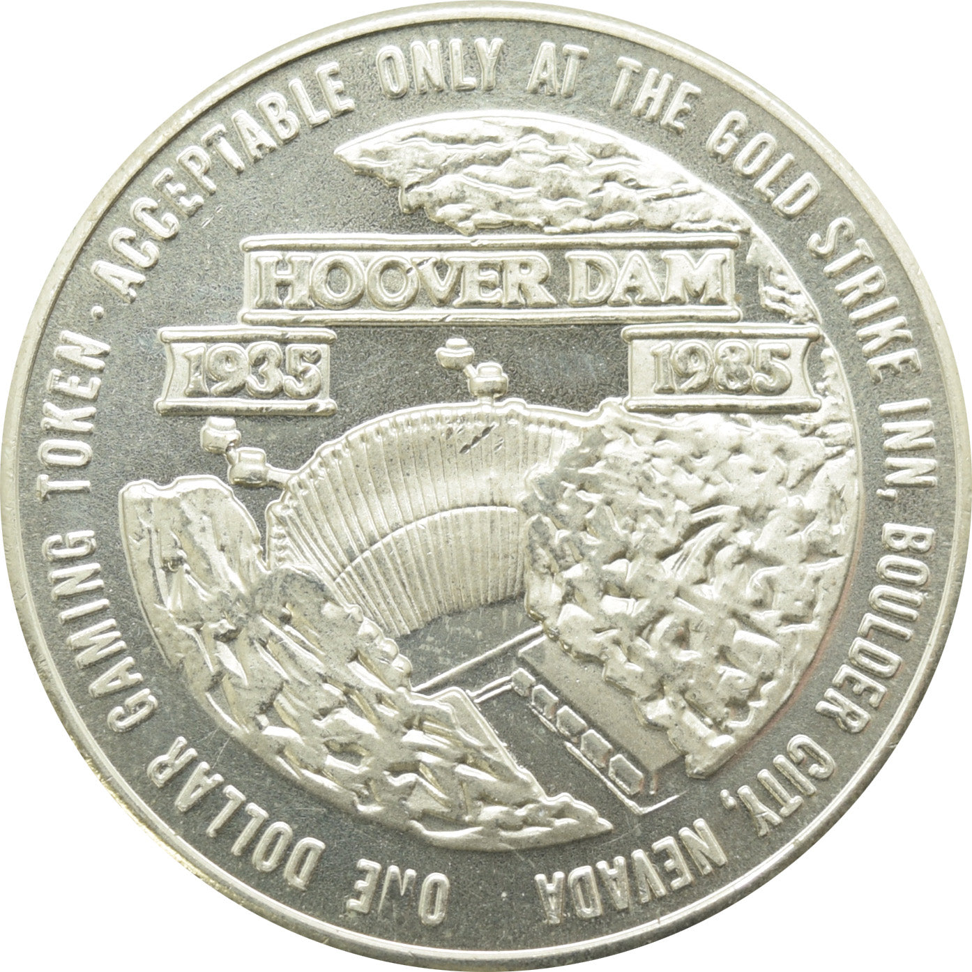 Gold Strike Inn Casino Boulder City NV $1 Token 1985