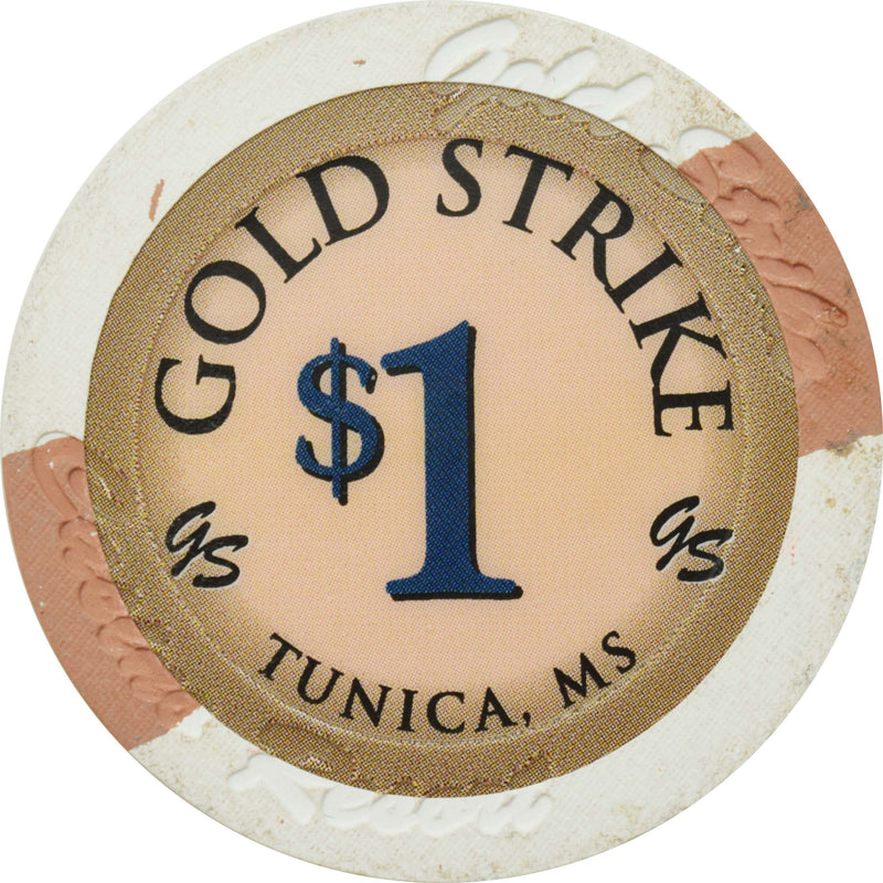 Gold Strike Casino Tunica Mississippi $1 Chip