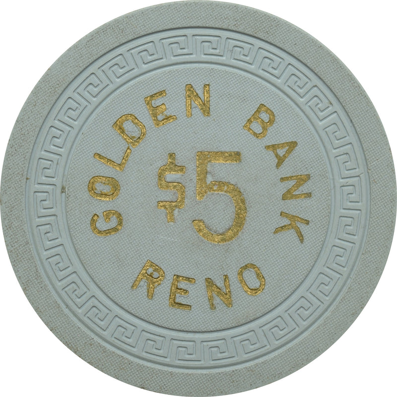 Golden Bank Club Casino Reno Nevada  $5 Chip 1950s