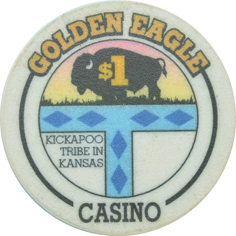 Golden Eagle Casino Horton Kansas $1 Chip