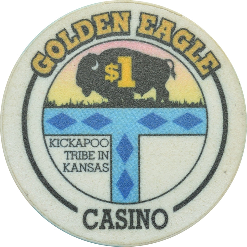 Golden Eagle Casino Horton Kansas $1 Chip