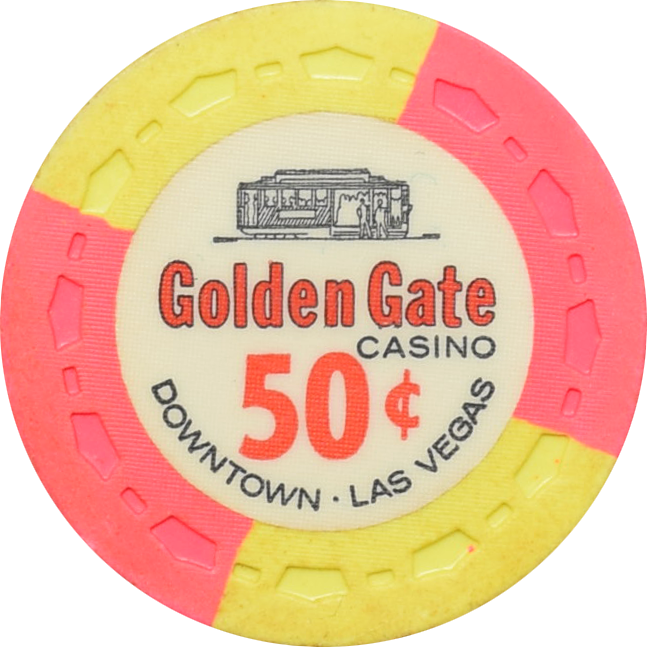 Golden Gate Casino Las Vegas Nevada 50 Cent Chip 1965