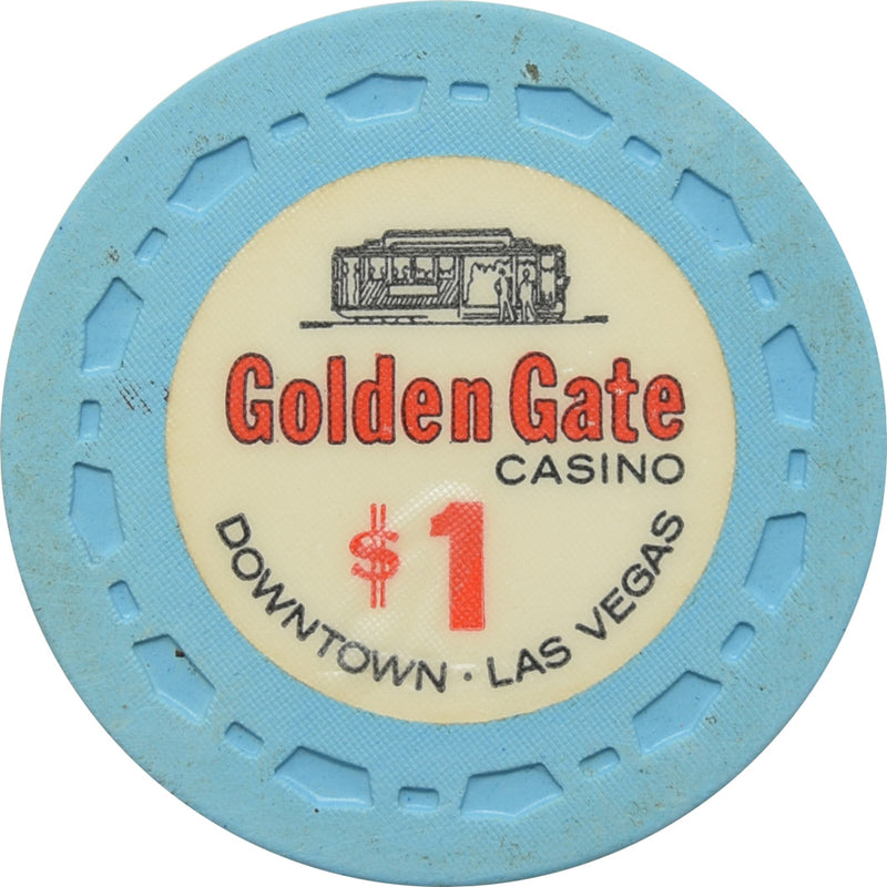 Golden Gate Casino Las Vegas Nevada $1 Chip 1964