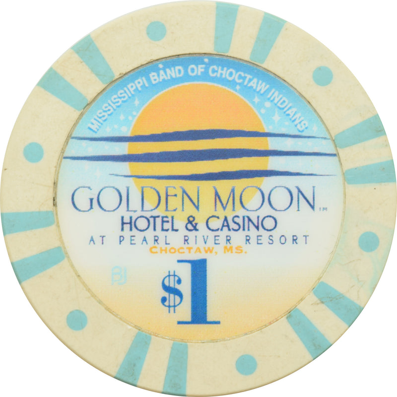 Golden Moon Casino Philadelphia Mississippi $1 Chip