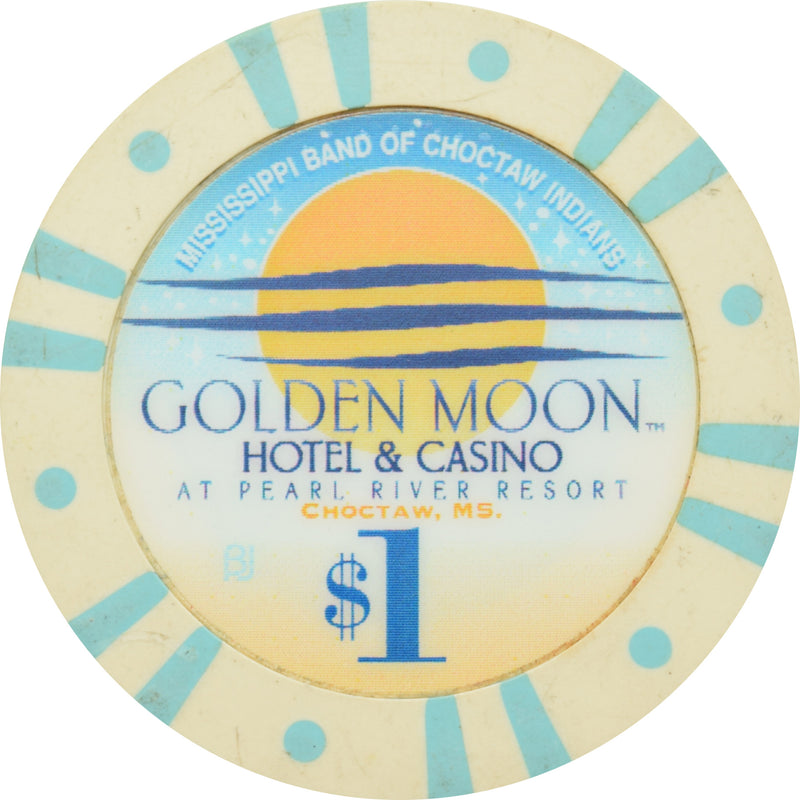 Golden Moon Casino Philadelphia Mississippi $1 Chip