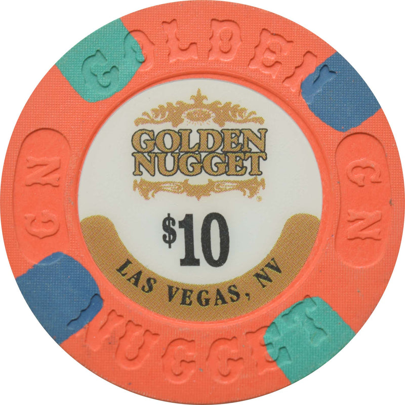 Golden Nugget Casino Las Vegas Nevada $10 Chip 2004