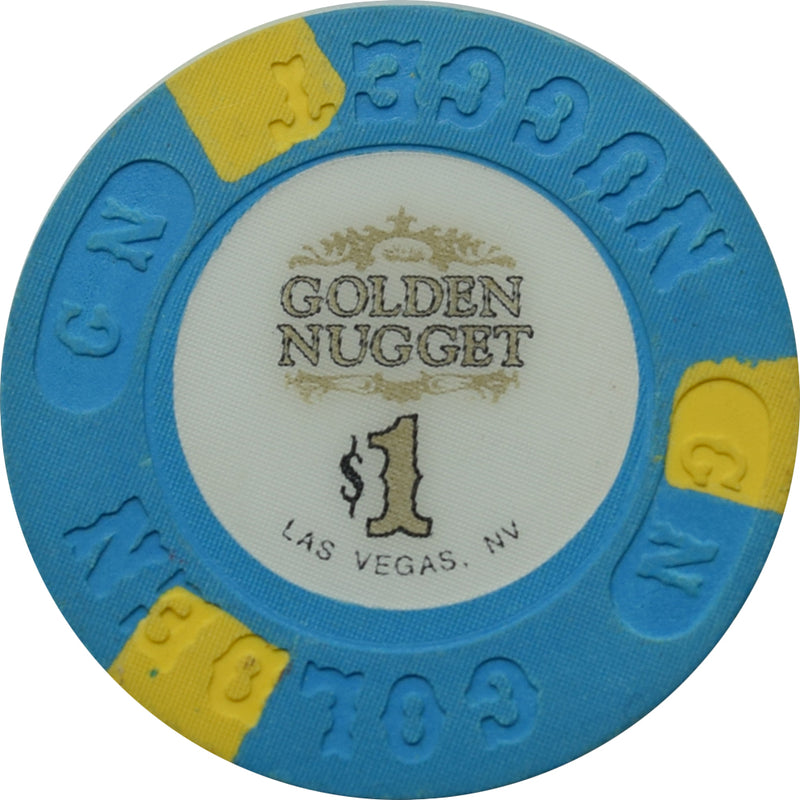 Golden Nugget Casino Las Vegas Nevada $1 Chip 1996
