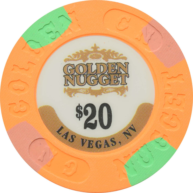 Golden Nugget Casino Las Vegas Nevada $20 Chip 2004