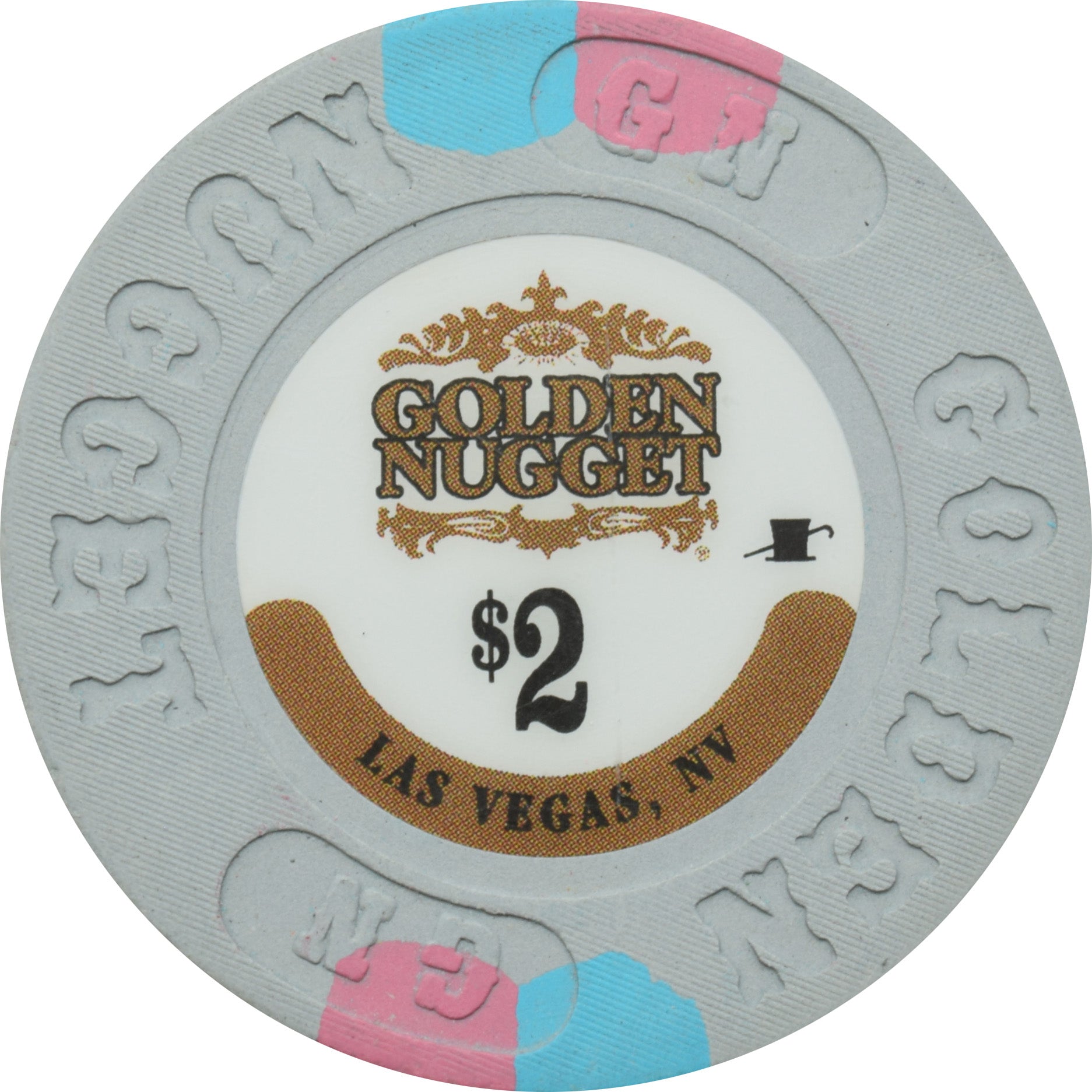 Golden Nugget Casino Las Vegas Nevada $2 Chip 2020