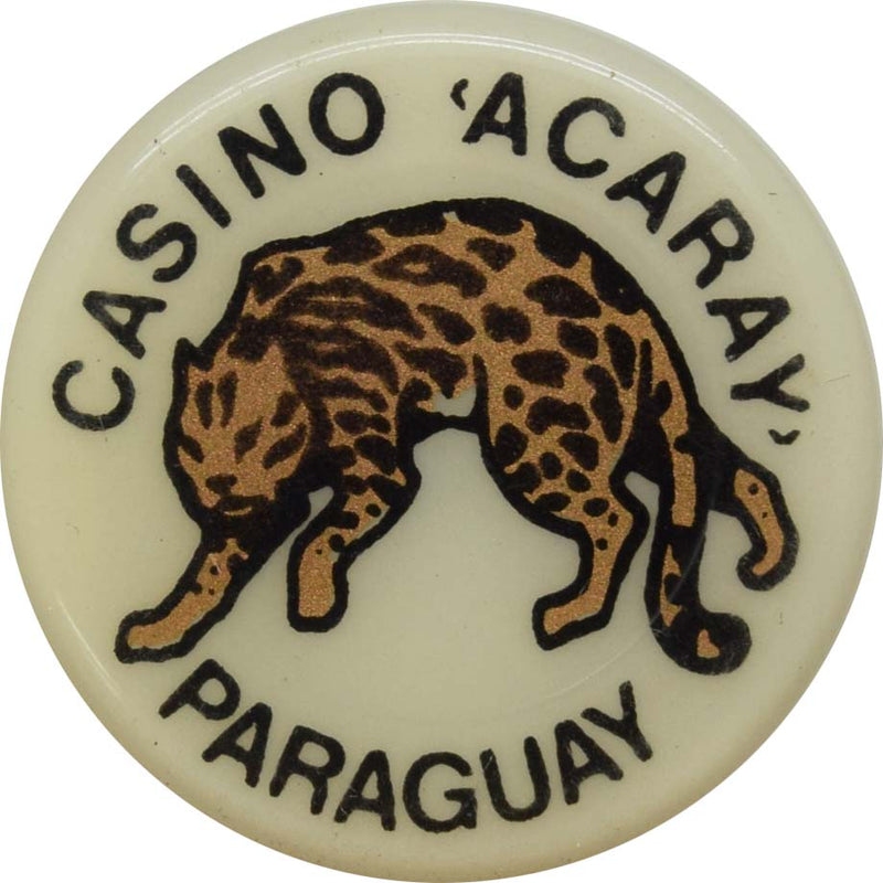 Casino Acaray Ciudad del Este Paraguay Roulette Jaguar Jeton Chip