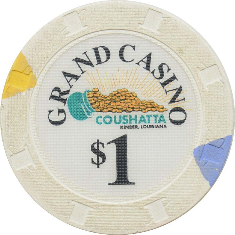 Grand Casino Coushatta Kinder LA $1 Chip