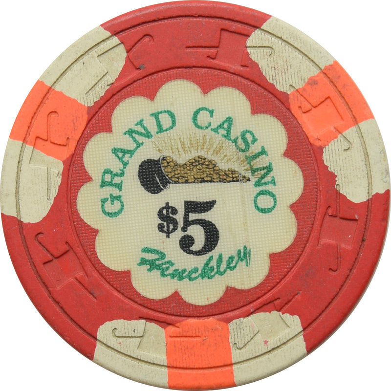 Grand Casino Hinckley Minnesota $5 Chip