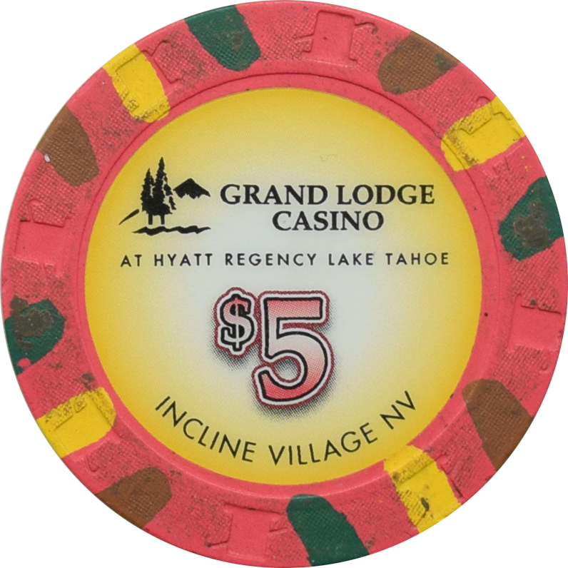 Grand Lodge Casino Incline Village Nevada $5 Chip 2015