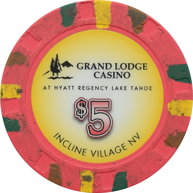 Grand Lodge Casino Incline Village Nevada $5 Chip 2015