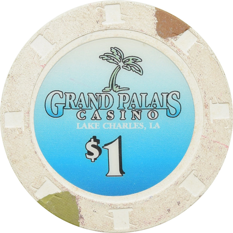 Grand Palais Casino Lake Charles LA $1 Chip
