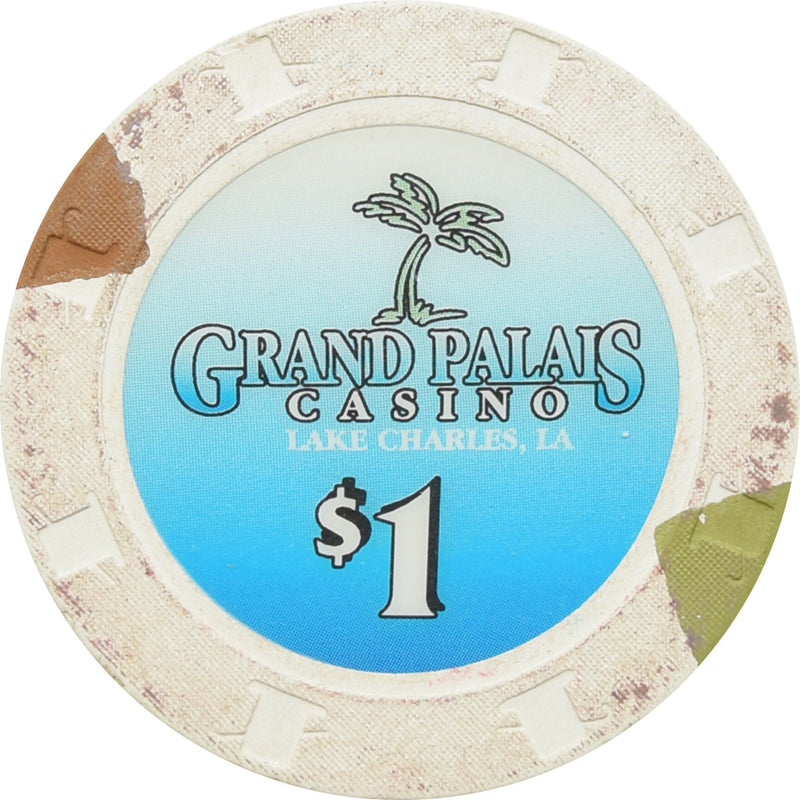Grand Palais Casino Lake Charles LA $1 Chip