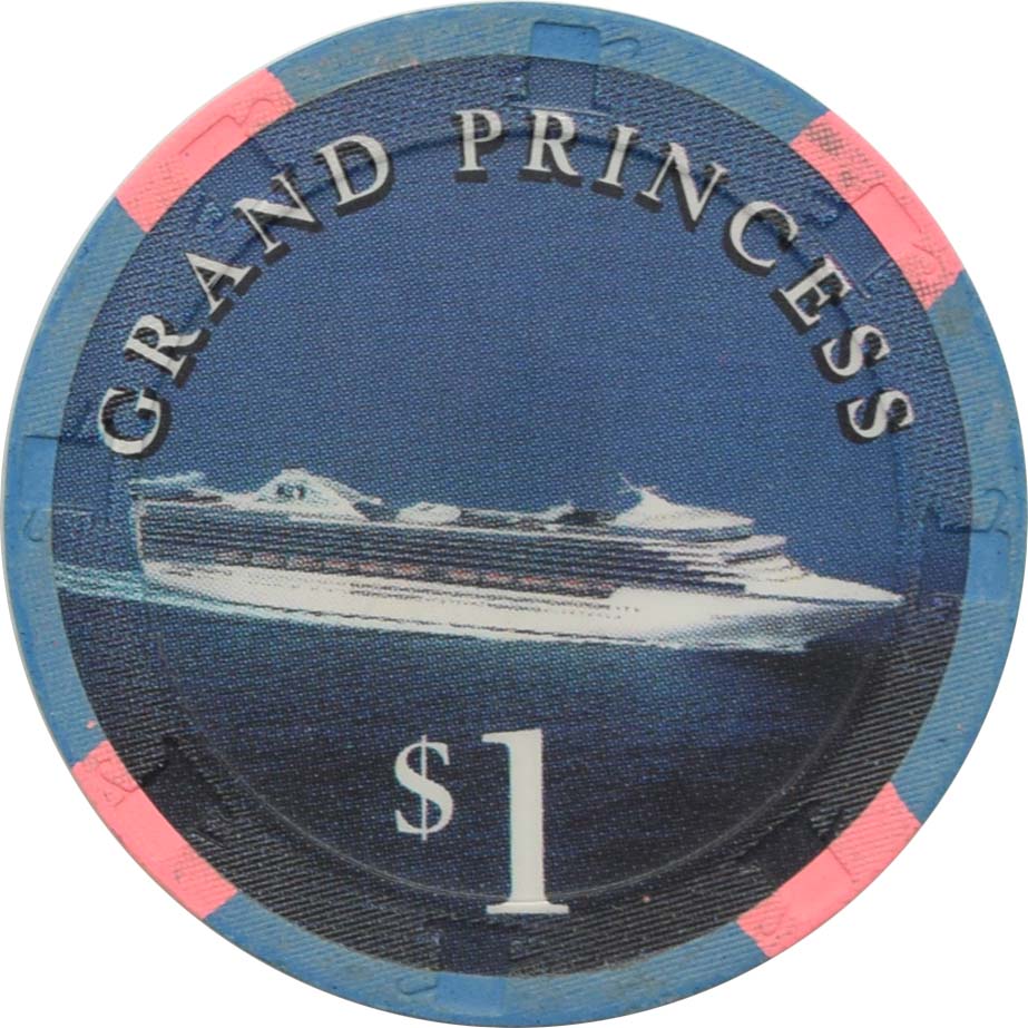 Grand Princess (Princess Cruises) Casino $1 Chip 1998