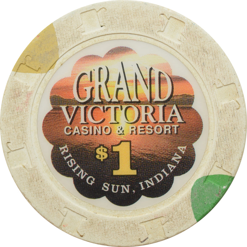 Grand Victoria Casino Rising Sun Indiana $1 Chip