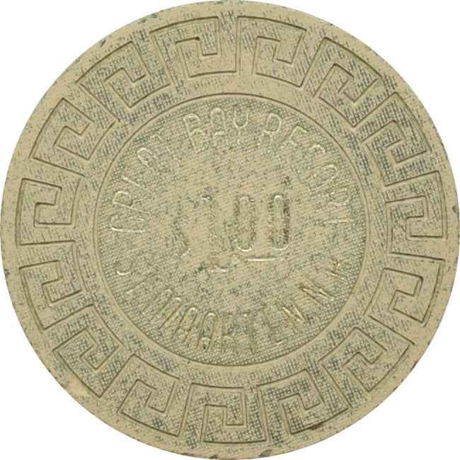 Golden Casino (Great Bay Beach Hotel) Great Bay St. Maarten $1 Chip