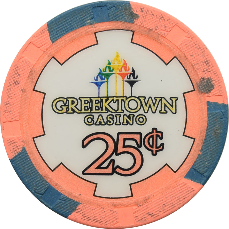 Greektown Casino Detroit Michigan 25 Cent Chip