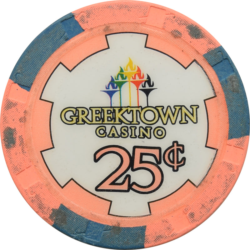 Greektown Casino Detroit Michigan 25 Cent Chip