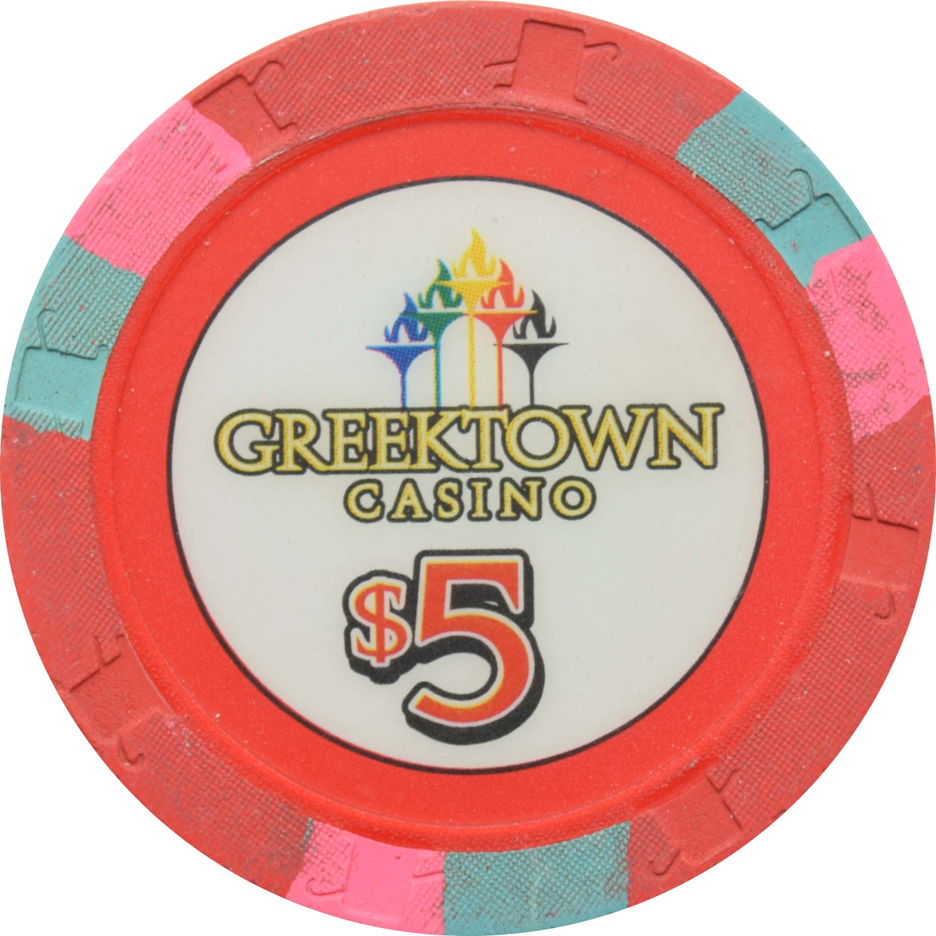 Greektown Casino Detroit Michigan $5 Chip