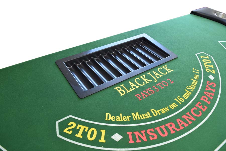 71'' Blackjack Table With Folding Legs