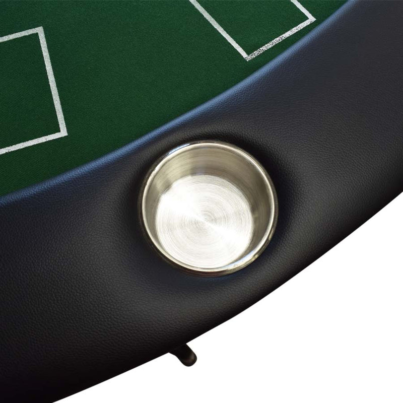 71'' Casino Style Blackjack Folding Legs Table With Dealer Tray (rental)