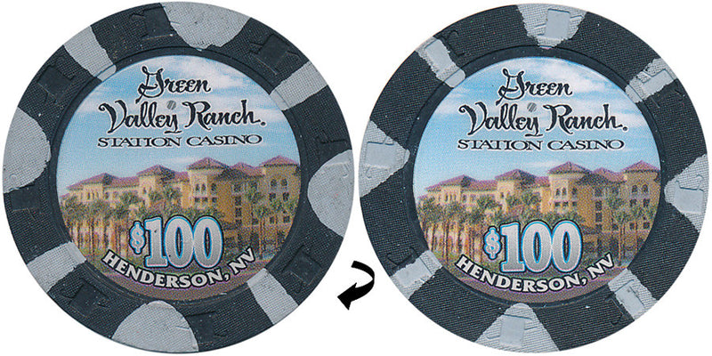 Green Valley Ranch $100 Casino House Chip - Spinettis Gaming - 2