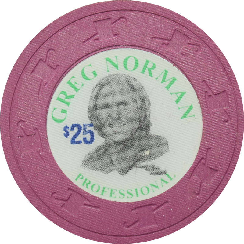 Greg Norman $25 Purple Paulson Fantasy Chip