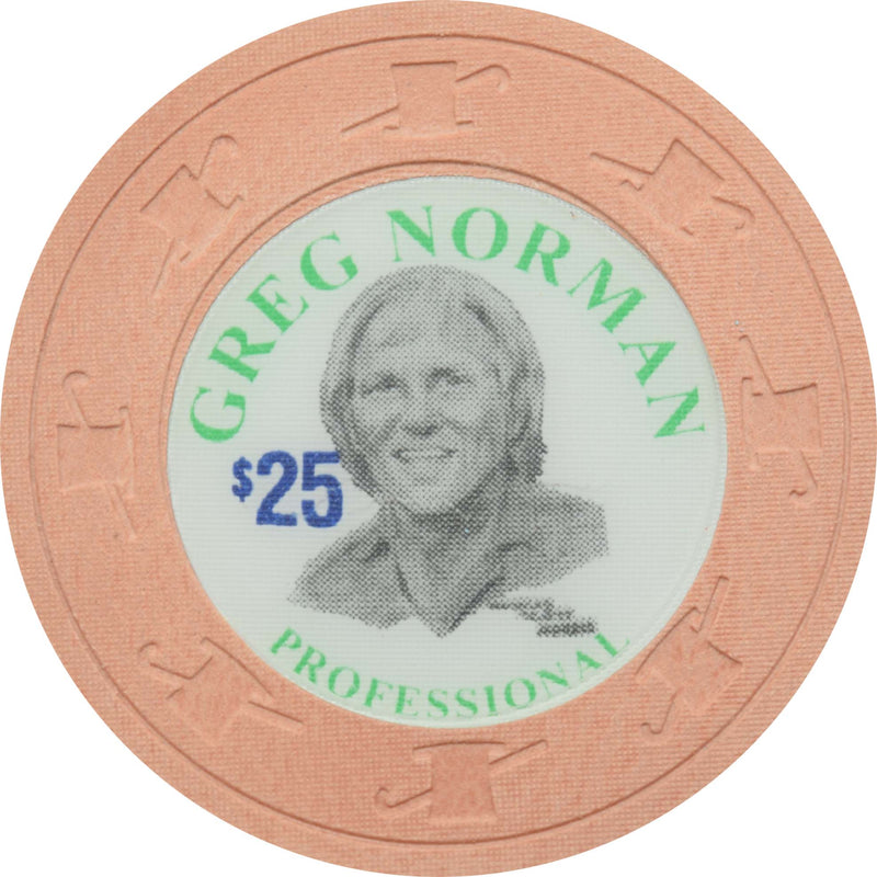 Greg Norman $25 Paulson Fantasy Chip