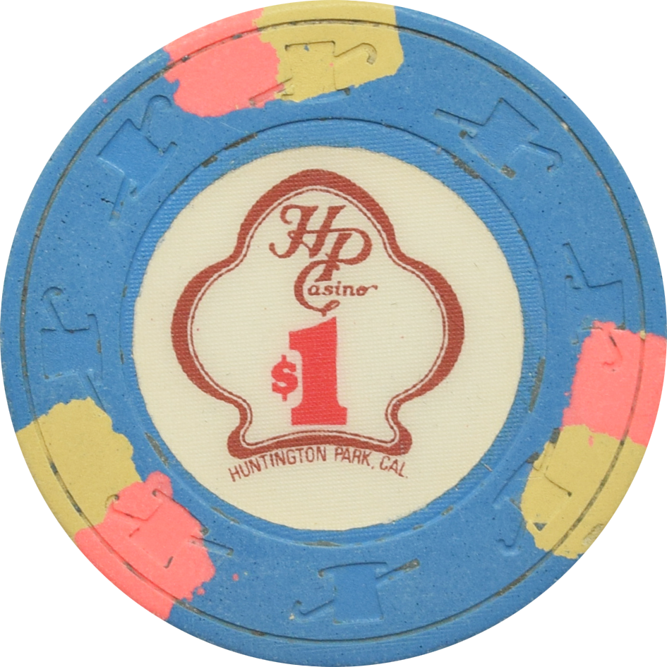 Huntington Park Casino Huntington Park California $1 Chip