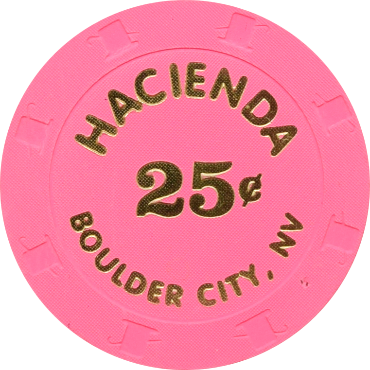 Hacienda Hotel & Casino Boulder City Nevada 25 Cent Chip 2005