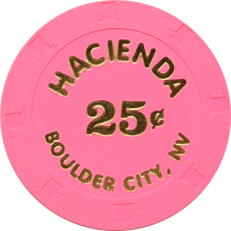 Hacienda Hotel & Casino Boulder City Nevada 25 Cent Chip 2005