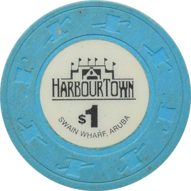 Harbourtown Casino Oranjestad Aruba $1 Chip