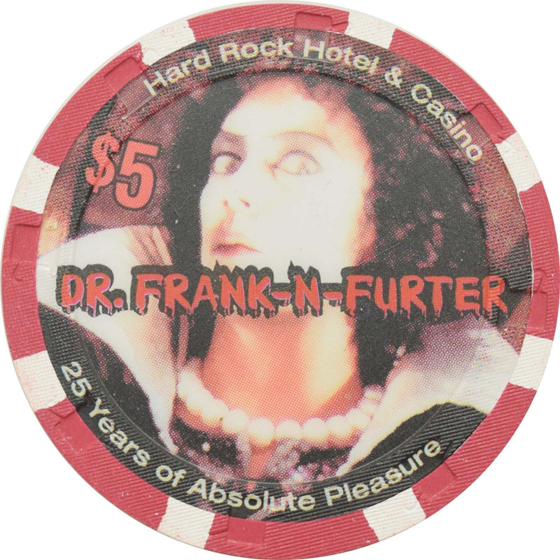 Hard Rock Hotel & Casino Las Vegas Nevada $5 Dr Frank-N-Furter Chip 2000
