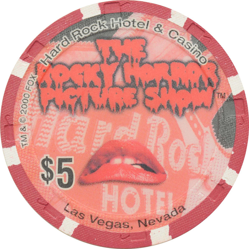 Hard Rock Hotel & Casino Las Vegas Nevada $5 Dr Frank-N-Furter Chip 2000
