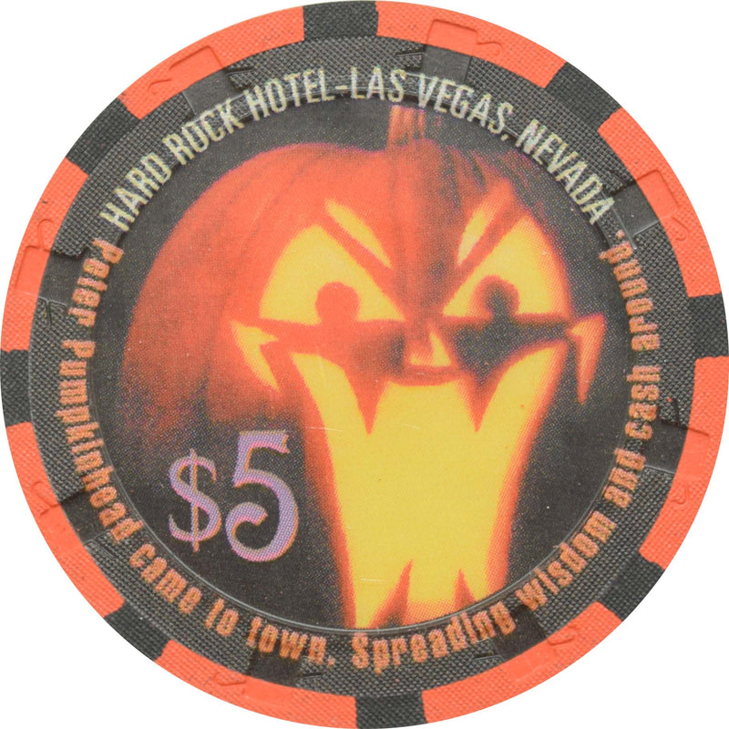 Hard Rock Hotel & Casino Las Vegas Nevada $5 Halloween Chip 2001