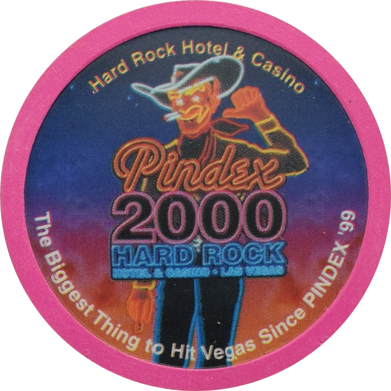 Hard Rock Hotel Casino Las Vegas Nevada Pindex 48mm Chip 2000